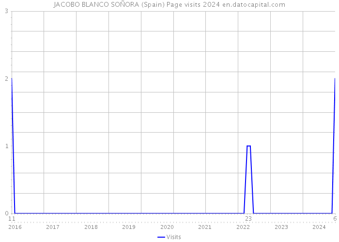 JACOBO BLANCO SOÑORA (Spain) Page visits 2024 