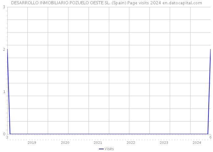 DESARROLLO INMOBILIARIO POZUELO OESTE SL. (Spain) Page visits 2024 