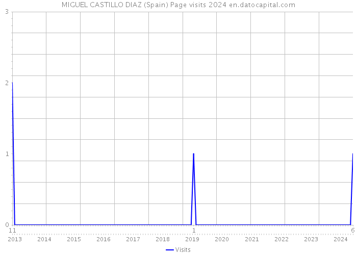 MIGUEL CASTILLO DIAZ (Spain) Page visits 2024 