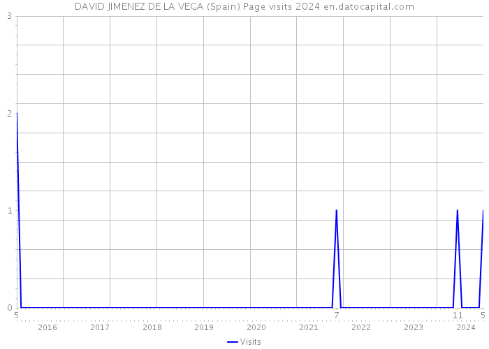 DAVID JIMENEZ DE LA VEGA (Spain) Page visits 2024 