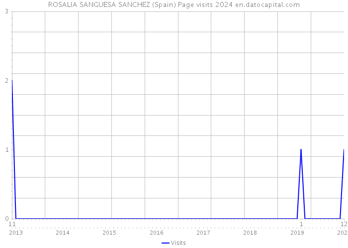 ROSALIA SANGUESA SANCHEZ (Spain) Page visits 2024 