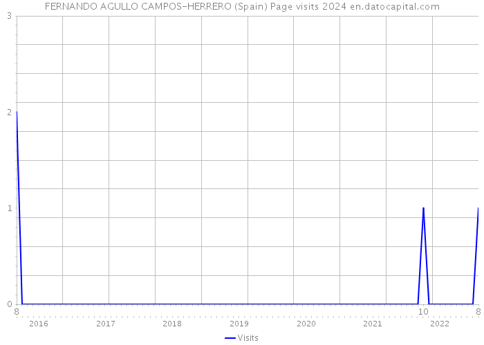 FERNANDO AGULLO CAMPOS-HERRERO (Spain) Page visits 2024 
