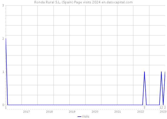 Ronda Rural S.L. (Spain) Page visits 2024 