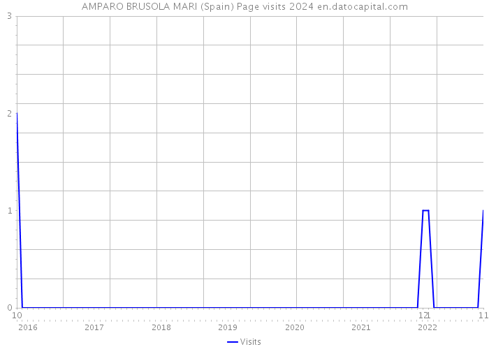 AMPARO BRUSOLA MARI (Spain) Page visits 2024 