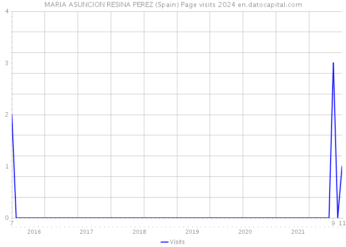MARIA ASUNCION RESINA PEREZ (Spain) Page visits 2024 