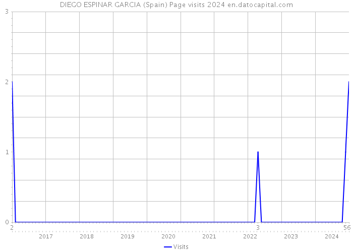 DIEGO ESPINAR GARCIA (Spain) Page visits 2024 