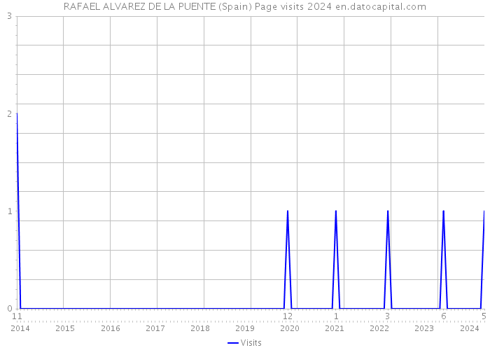 RAFAEL ALVAREZ DE LA PUENTE (Spain) Page visits 2024 