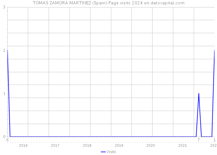 TOMAS ZAMORA MARTINEZ (Spain) Page visits 2024 