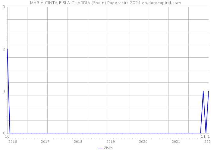 MARIA CINTA FIBLA GUARDIA (Spain) Page visits 2024 