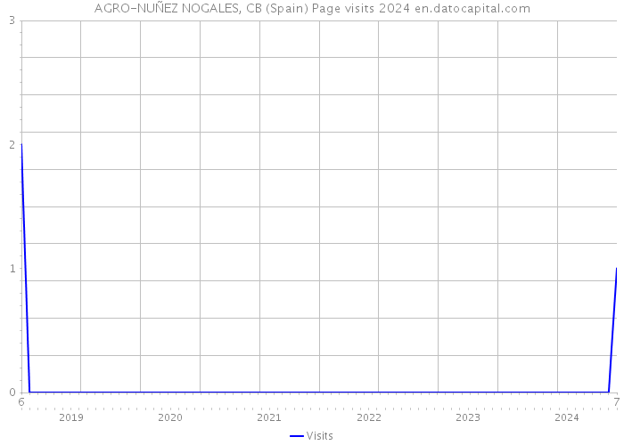 AGRO-NUÑEZ NOGALES, CB (Spain) Page visits 2024 