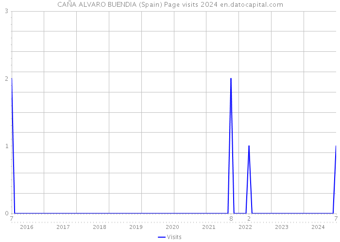 CAÑA ALVARO BUENDIA (Spain) Page visits 2024 
