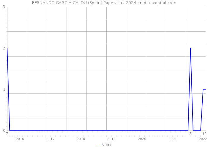 FERNANDO GARCIA CALDU (Spain) Page visits 2024 