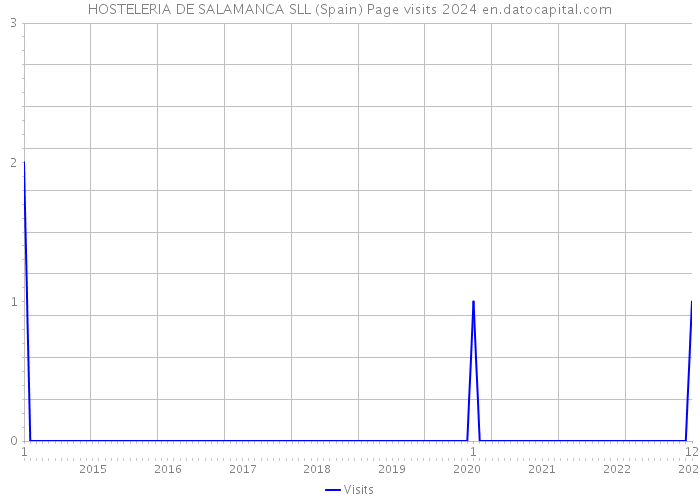 HOSTELERIA DE SALAMANCA SLL (Spain) Page visits 2024 