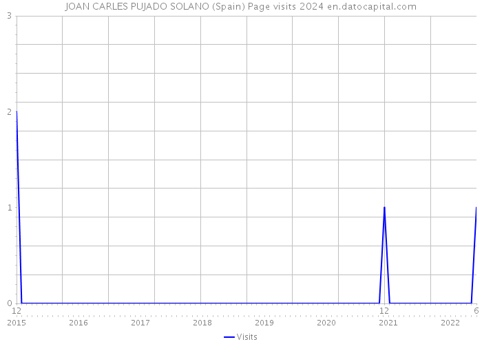 JOAN CARLES PUJADO SOLANO (Spain) Page visits 2024 