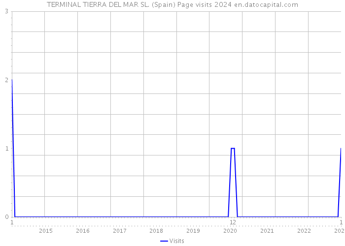 TERMINAL TIERRA DEL MAR SL. (Spain) Page visits 2024 