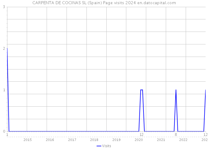 CARPENTA DE COCINAS SL (Spain) Page visits 2024 