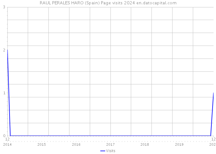 RAUL PERALES HARO (Spain) Page visits 2024 