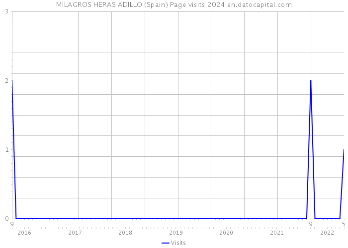 MILAGROS HERAS ADILLO (Spain) Page visits 2024 