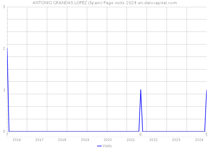 ANTONIO GRANDAS LOPEZ (Spain) Page visits 2024 