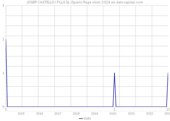 JOSEP CASTELLS I FILLS SL (Spain) Page visits 2024 