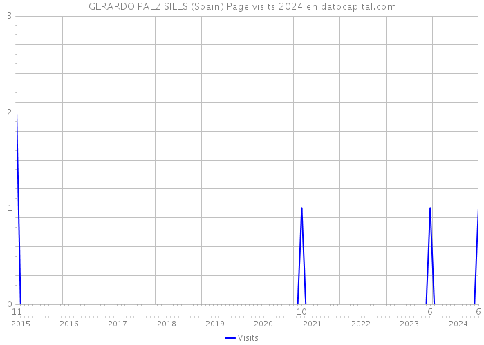 GERARDO PAEZ SILES (Spain) Page visits 2024 