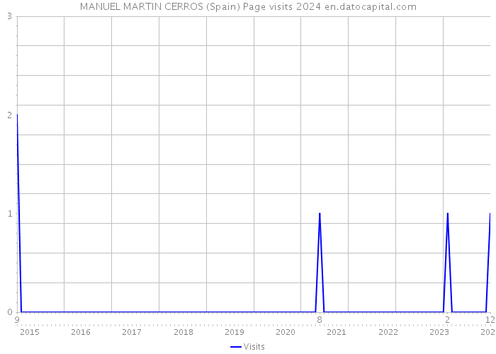 MANUEL MARTIN CERROS (Spain) Page visits 2024 