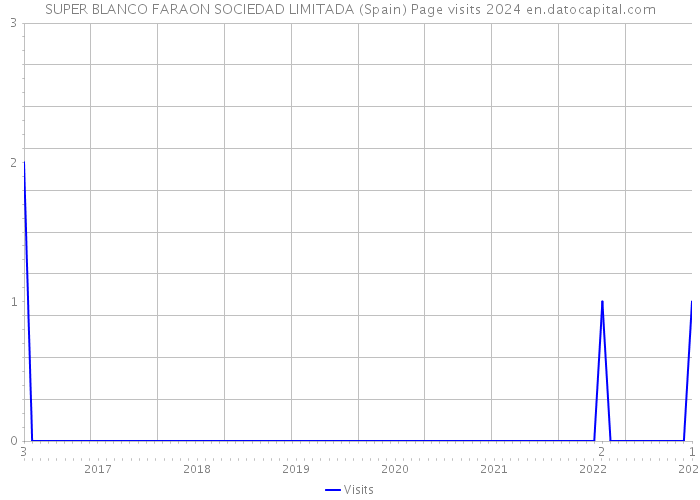 SUPER BLANCO FARAON SOCIEDAD LIMITADA (Spain) Page visits 2024 
