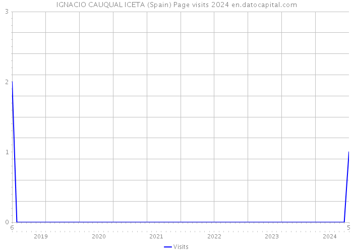 IGNACIO CAUQUAL ICETA (Spain) Page visits 2024 
