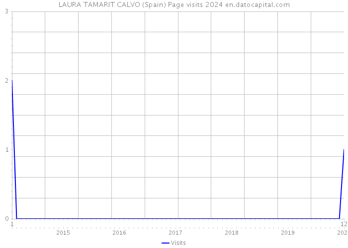 LAURA TAMARIT CALVO (Spain) Page visits 2024 