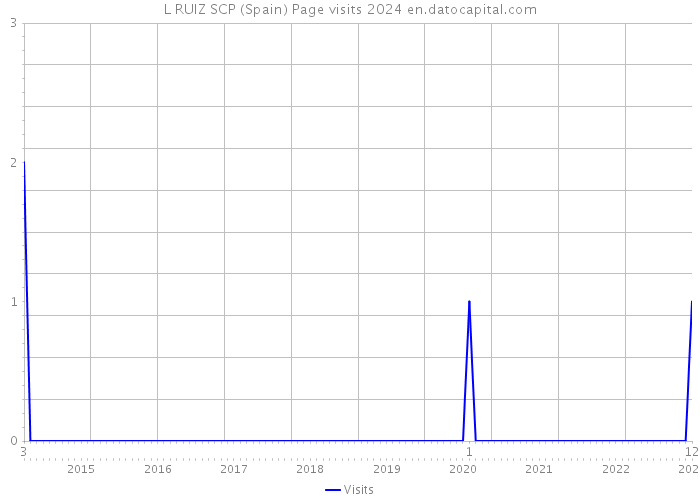 L RUIZ SCP (Spain) Page visits 2024 
