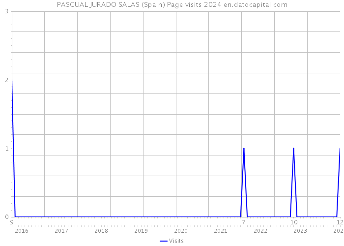 PASCUAL JURADO SALAS (Spain) Page visits 2024 