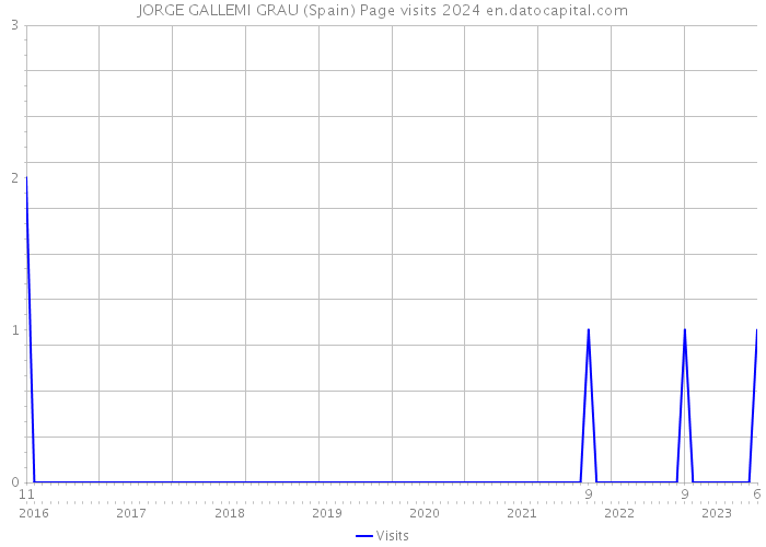 JORGE GALLEMI GRAU (Spain) Page visits 2024 