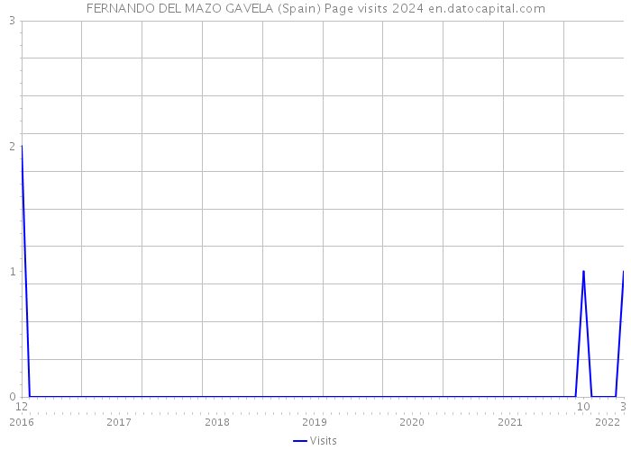 FERNANDO DEL MAZO GAVELA (Spain) Page visits 2024 