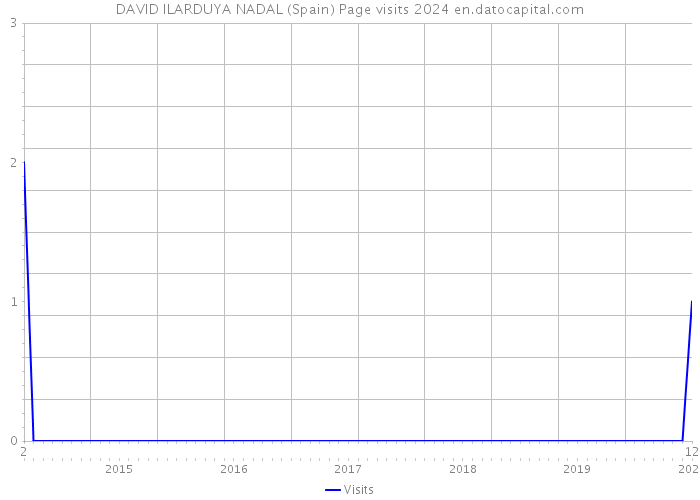 DAVID ILARDUYA NADAL (Spain) Page visits 2024 