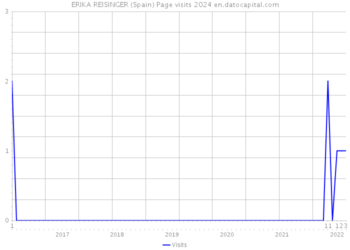 ERIKA REISINGER (Spain) Page visits 2024 