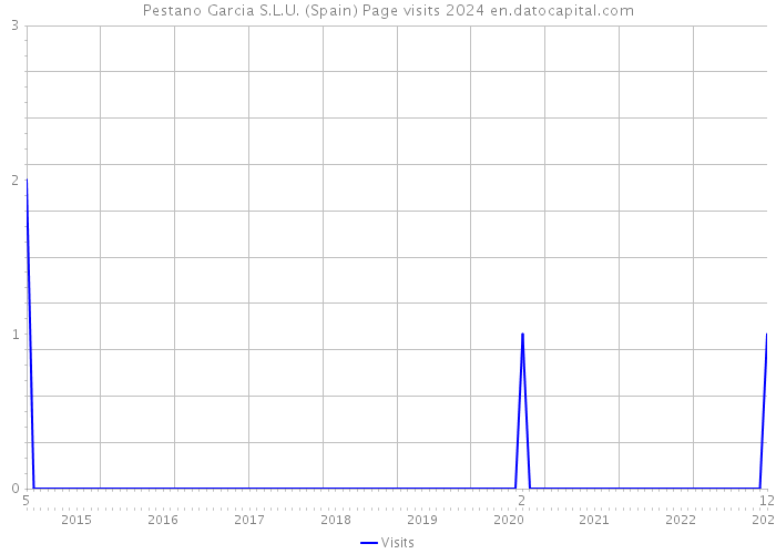 Pestano Garcia S.L.U. (Spain) Page visits 2024 