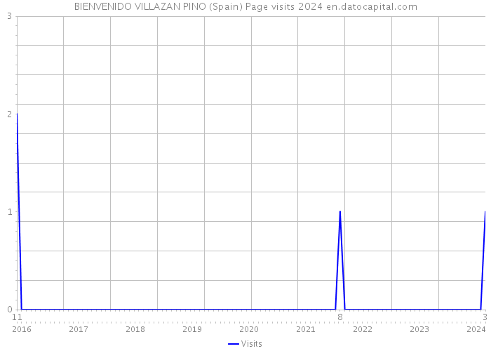 BIENVENIDO VILLAZAN PINO (Spain) Page visits 2024 