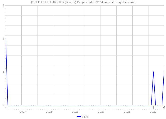 JOSEP GELI BURGUES (Spain) Page visits 2024 