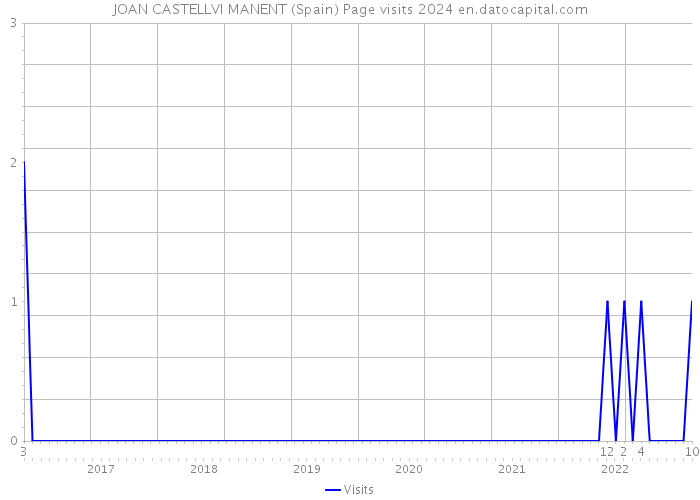 JOAN CASTELLVI MANENT (Spain) Page visits 2024 