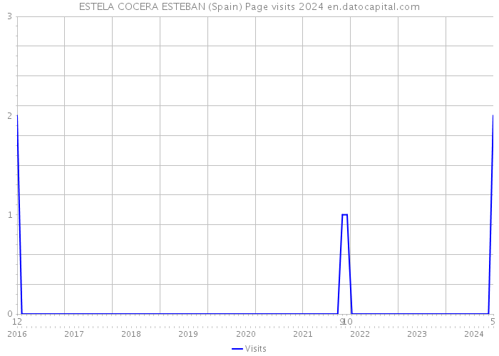 ESTELA COCERA ESTEBAN (Spain) Page visits 2024 