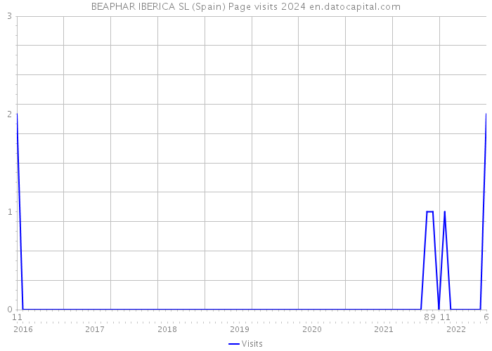 BEAPHAR IBERICA SL (Spain) Page visits 2024 