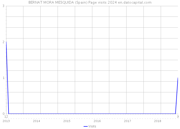 BERNAT MORA MESQUIDA (Spain) Page visits 2024 