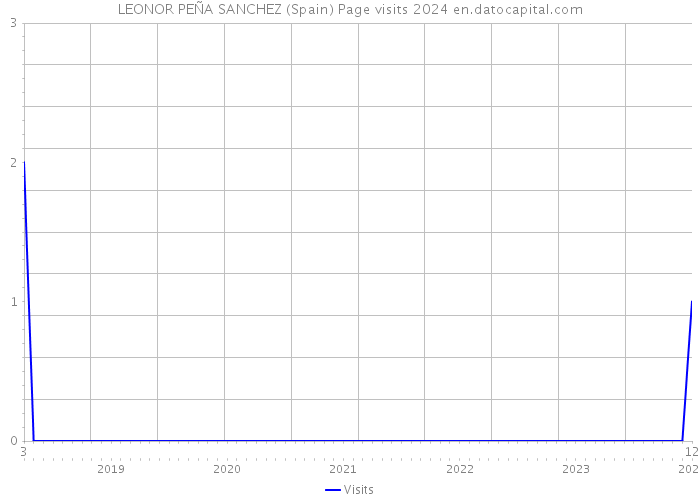 LEONOR PEÑA SANCHEZ (Spain) Page visits 2024 