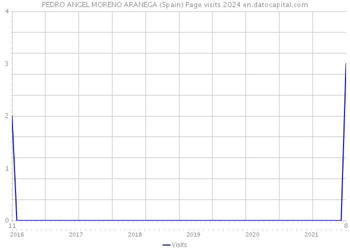 PEDRO ANGEL MORENO ARANEGA (Spain) Page visits 2024 