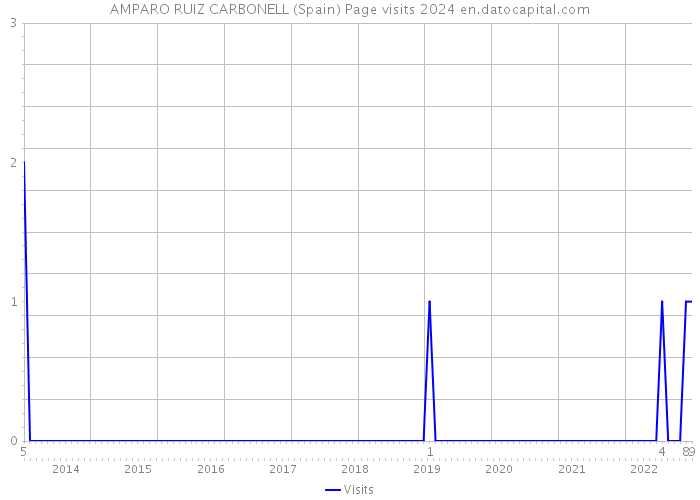 AMPARO RUIZ CARBONELL (Spain) Page visits 2024 