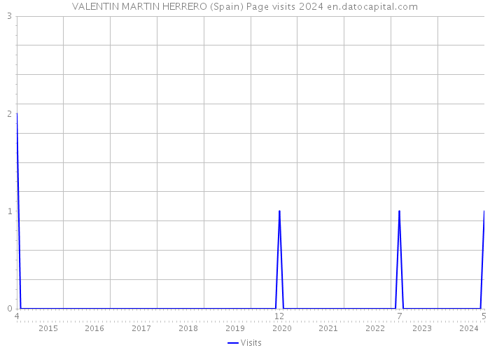 VALENTIN MARTIN HERRERO (Spain) Page visits 2024 