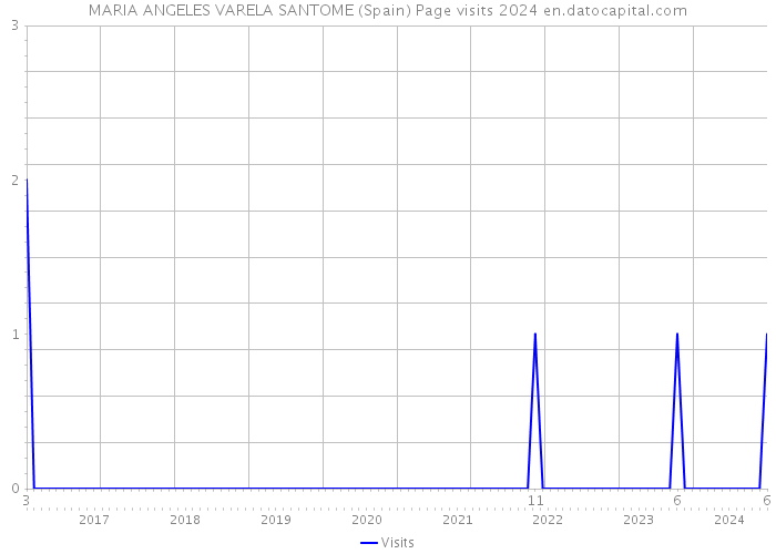 MARIA ANGELES VARELA SANTOME (Spain) Page visits 2024 