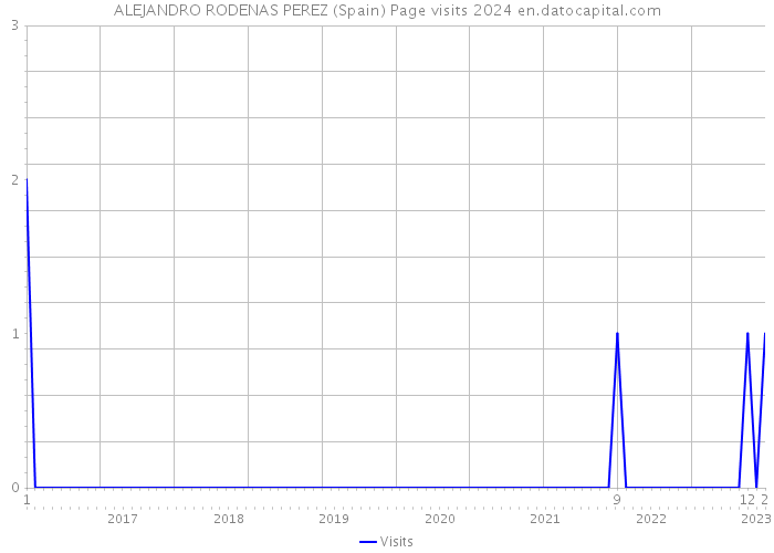 ALEJANDRO RODENAS PEREZ (Spain) Page visits 2024 