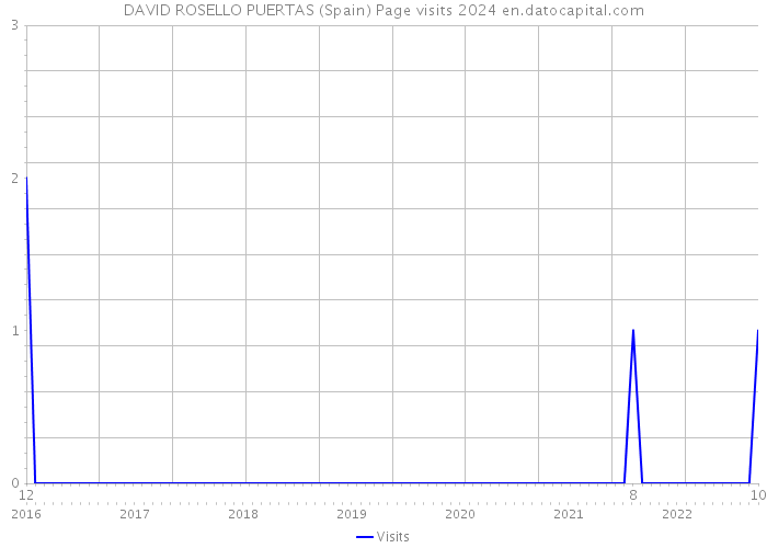 DAVID ROSELLO PUERTAS (Spain) Page visits 2024 