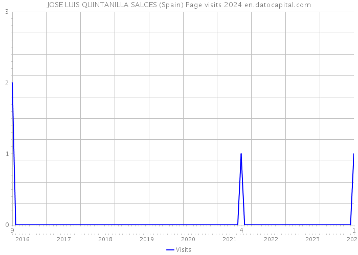 JOSE LUIS QUINTANILLA SALCES (Spain) Page visits 2024 